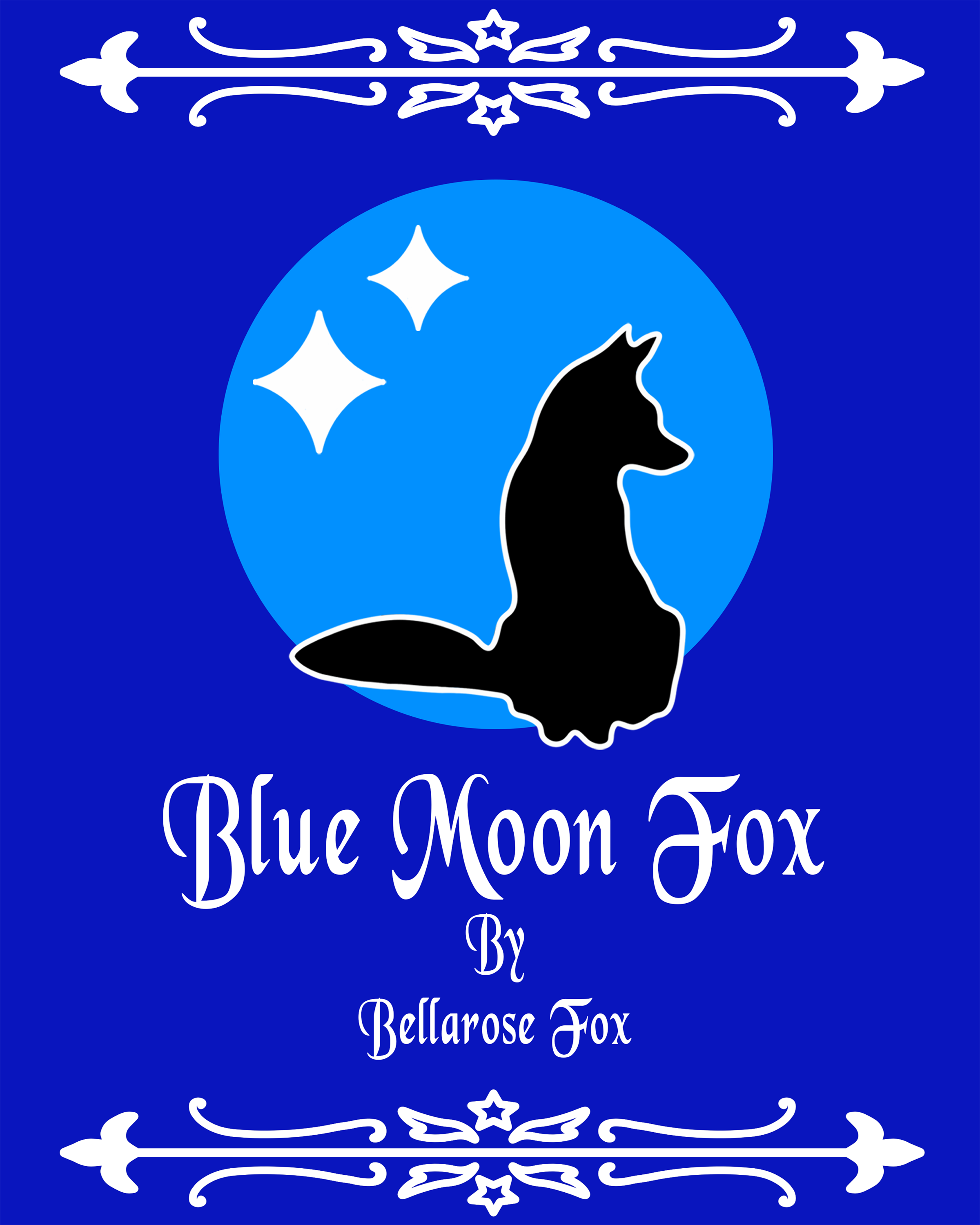 Blue moon fox book cover for electronic